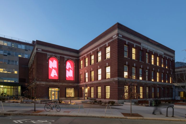 MassArt Art Museum photo shot at dawn