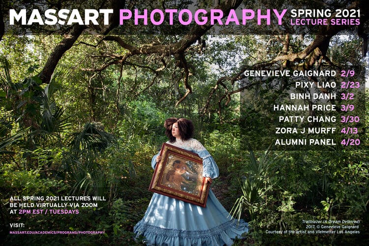 Photography Lecture Series flyer - Spring 2021