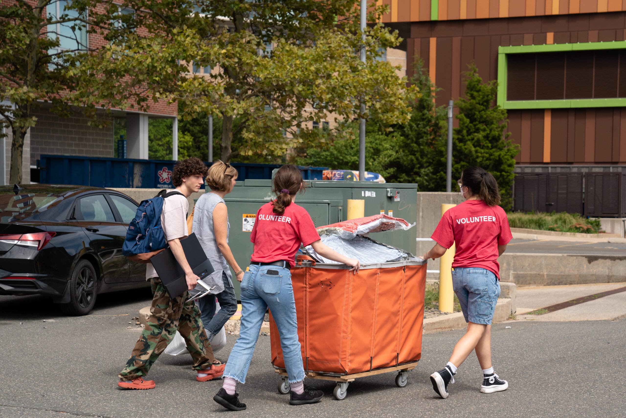 MassArt 2022 move-in day.