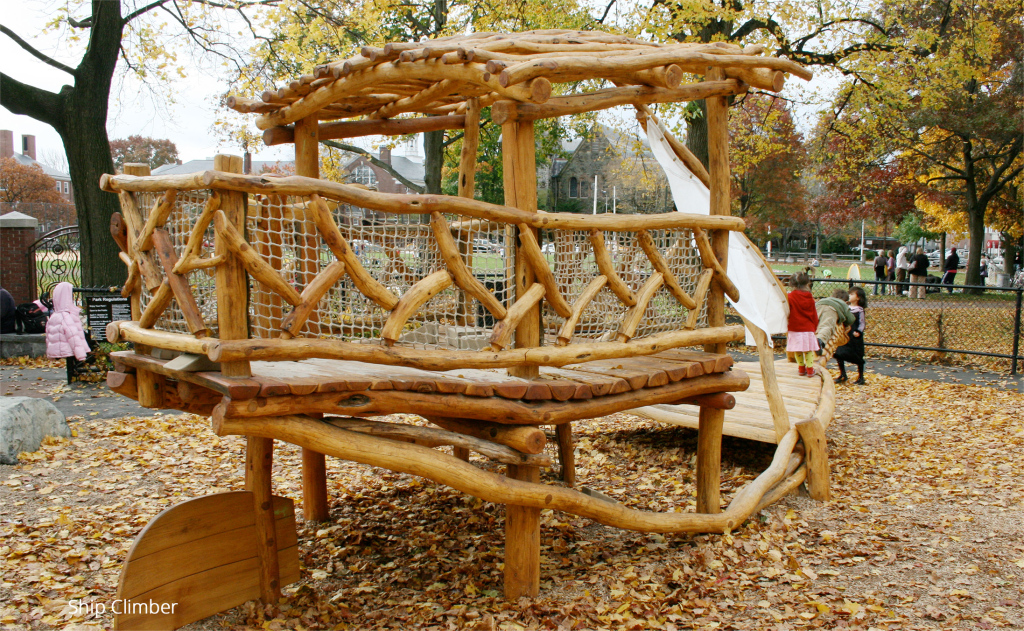 Ship Climber playground at Cambridge Commons by