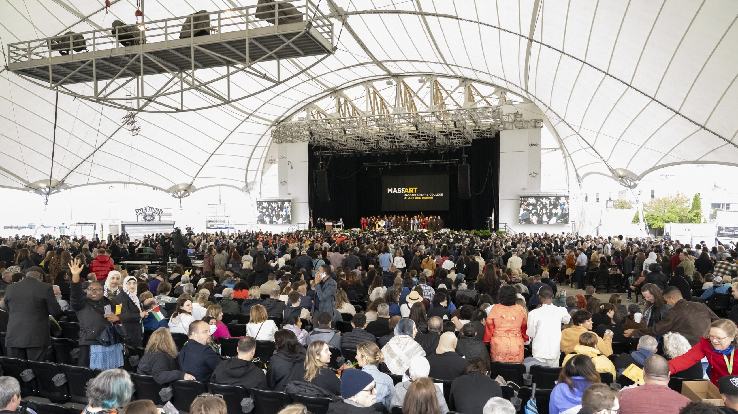 MassArt's 2024 Commencement at the The LeaderBank Pavilion.