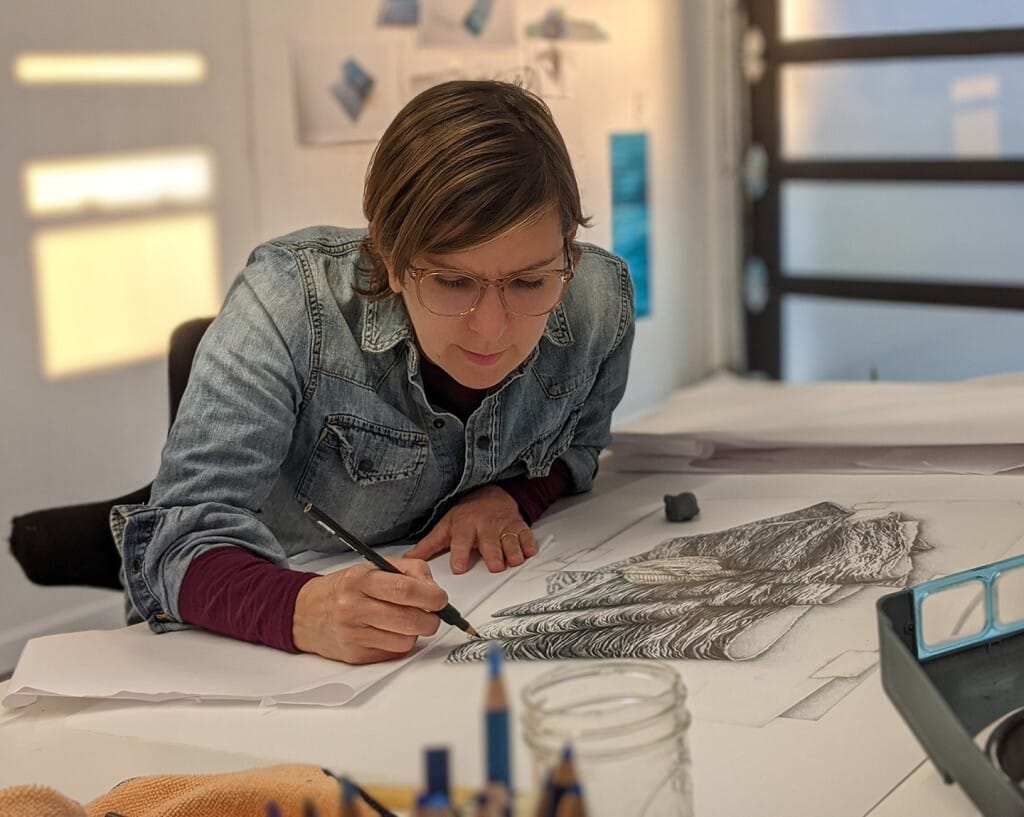 Evelyn Rydz drawing